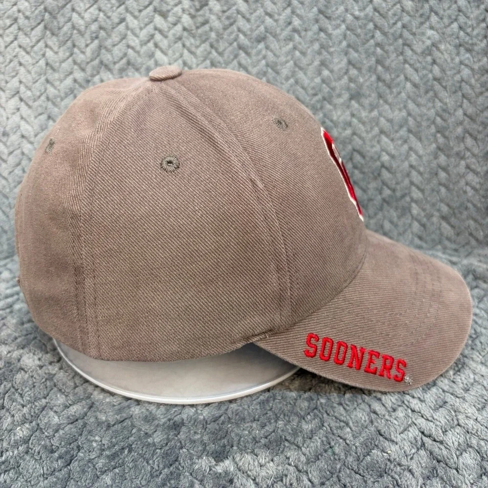 Oklahoma Sooners OU Hat Captivating Headwear Brown Adjustable Strapback Cap